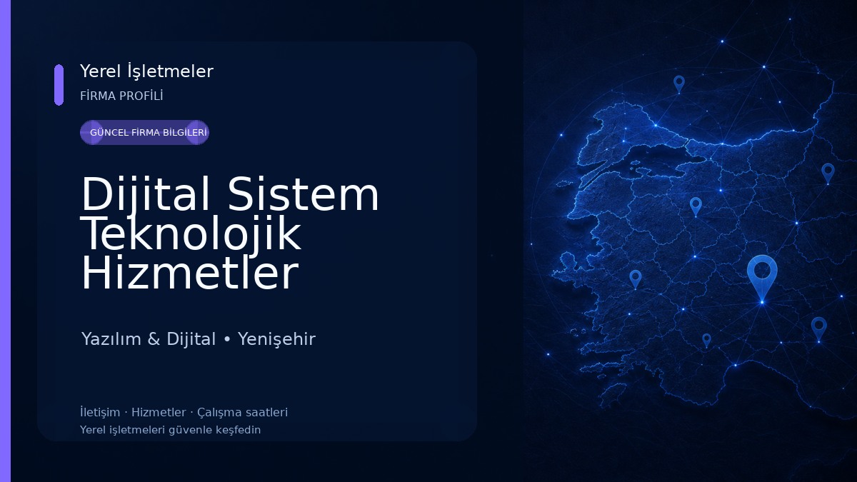 Dijital Sistem Teknolojik Hizmetler Yazılım & Dijital