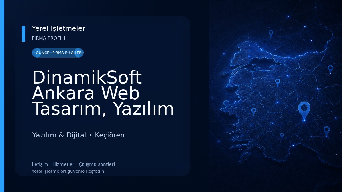 DinamikSoft Ankara Web Tasarım, Yazılım & Dijital Pazarlama, SEO Yazılım & Dijital