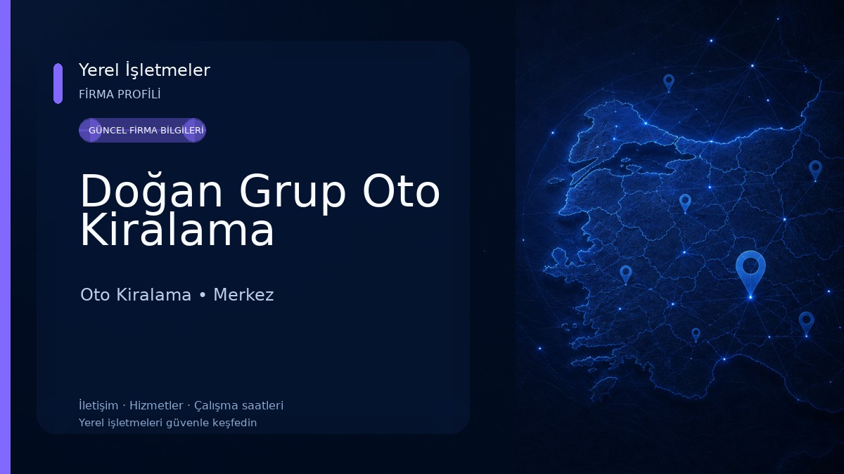 Doğan Grup Oto Kiralama Oto Kiralama