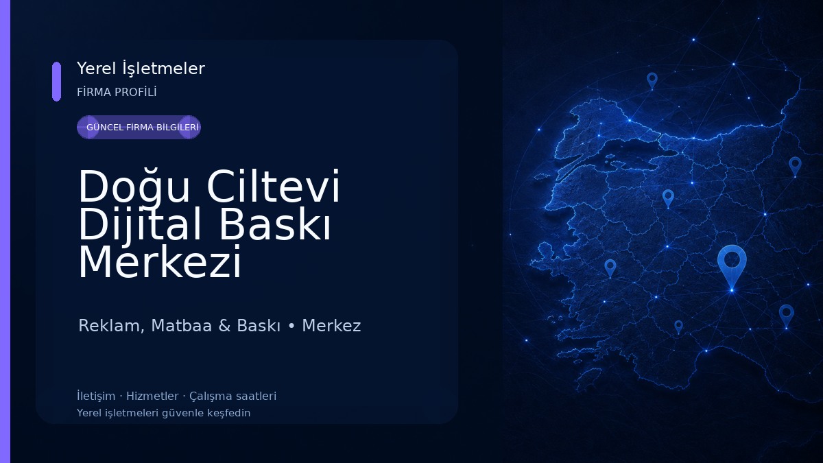 Doğu Ciltevi Dijital Baskı Merkezi