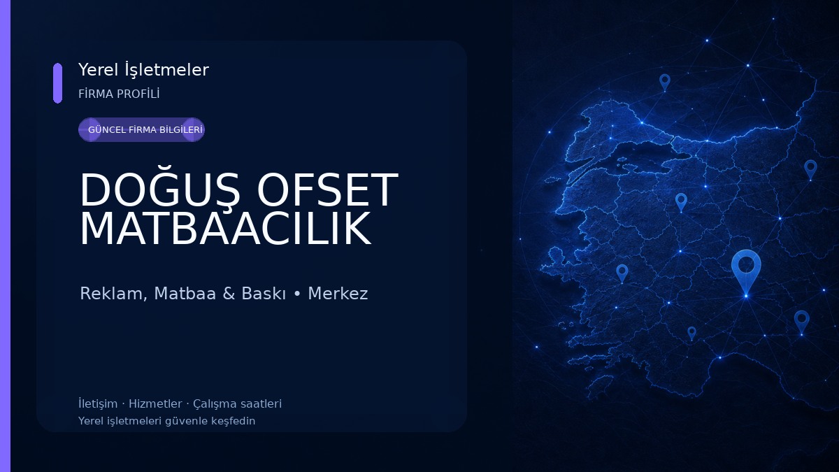 DOĞUŞ OFSET MATBAACILIK 