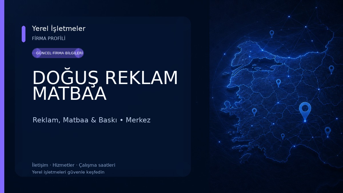 DOĞUŞ REKLAM MATBAA 