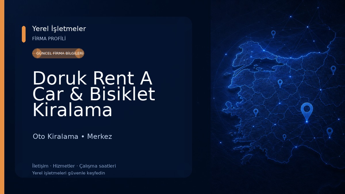 Doruk Rent A Car & Bisiklet Kiralama Oto Kiralama