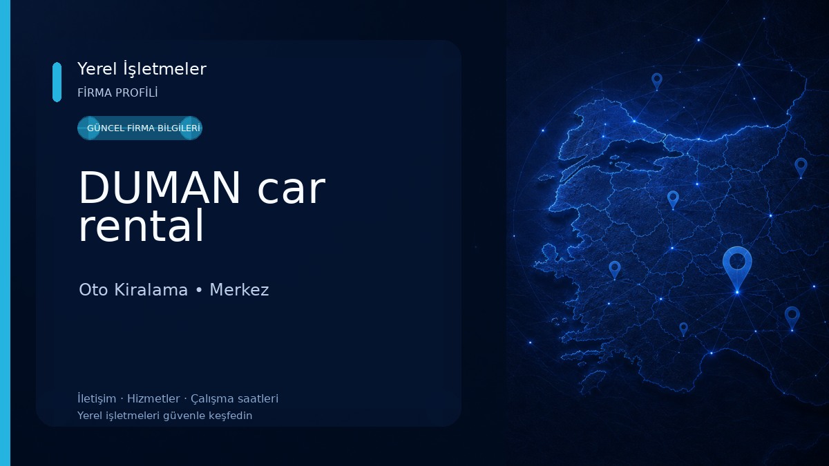 DUMAN car rental Oto Kiralama