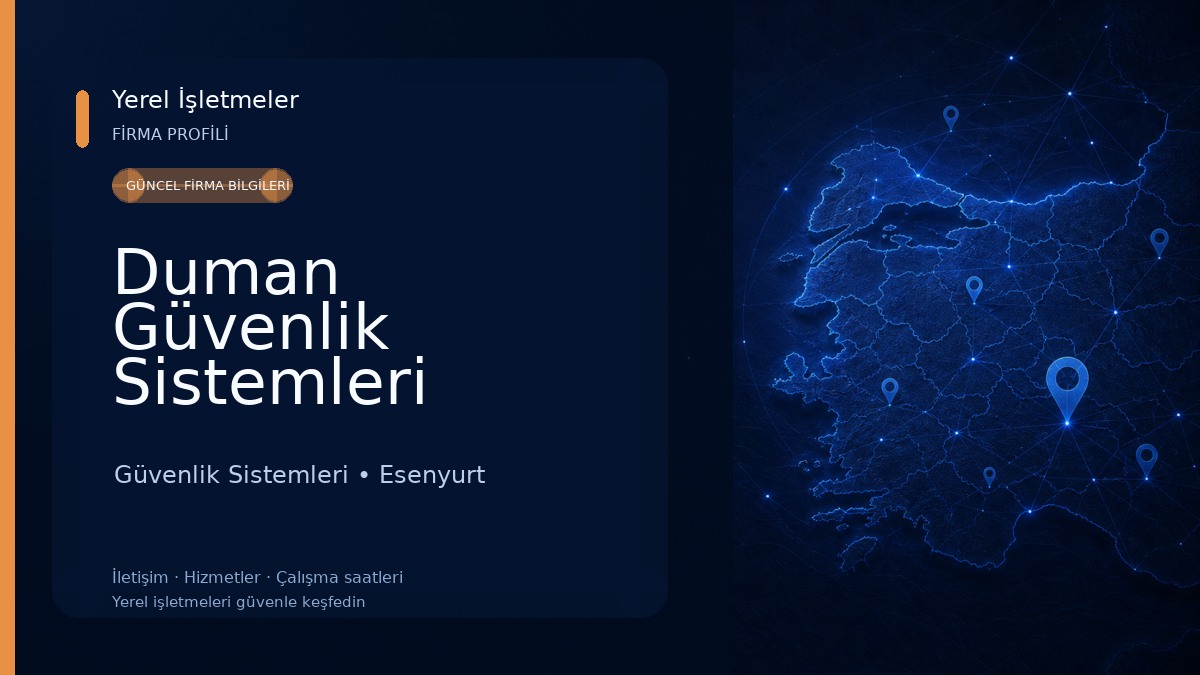 Duman Güvenlik Sistemleri Güvenlik Sistemleri