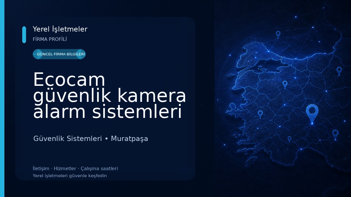 Ecocam güvenlik kamera alarm sistemleri Güvenlik Sistemleri