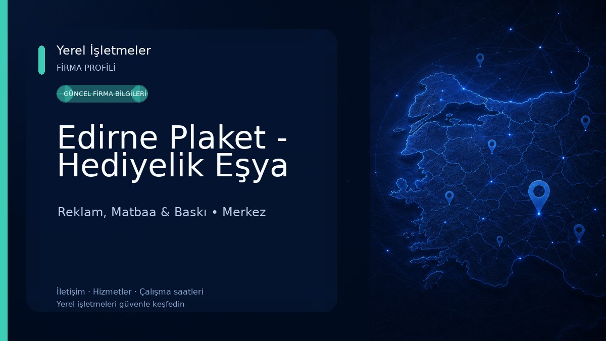 Edirne Plaket - Hediyelik Eşya 