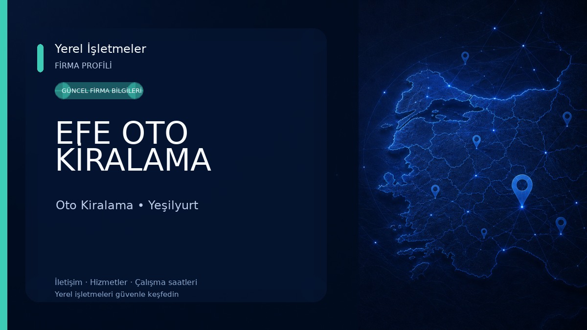 EFE OTO KİRALAMA Oto Kiralama