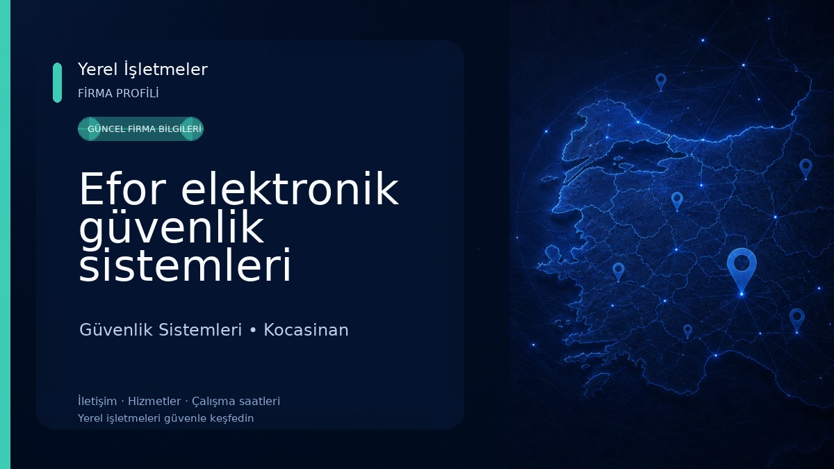 Efor elektronik güvenlik sistemleri 