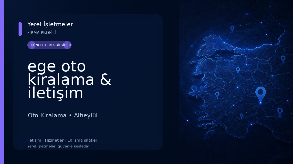 ege oto kiralama & iletişim
