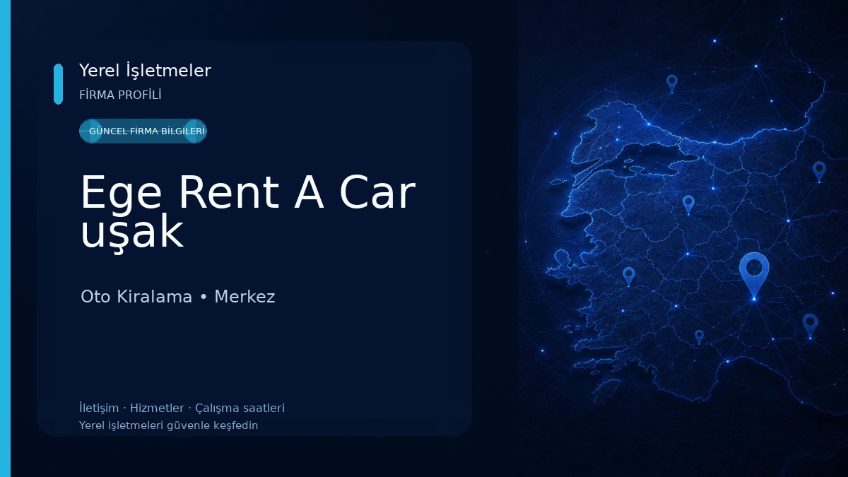 Ege Rent A Car uşak 