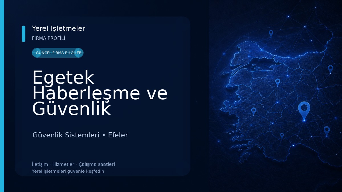 Egetek Haberleşme ve Güvenlik Sistemleri