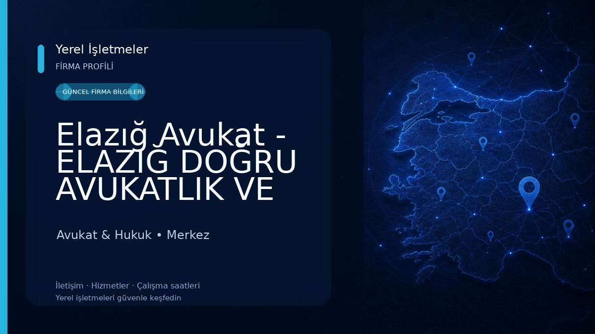 Elazığ Avukat - ELAZIĞ DOĞRU AVUKATLIK VE ARABULUCULUK - Avukat Arabulucu Saim DOĞRU Avukat & Hukuk