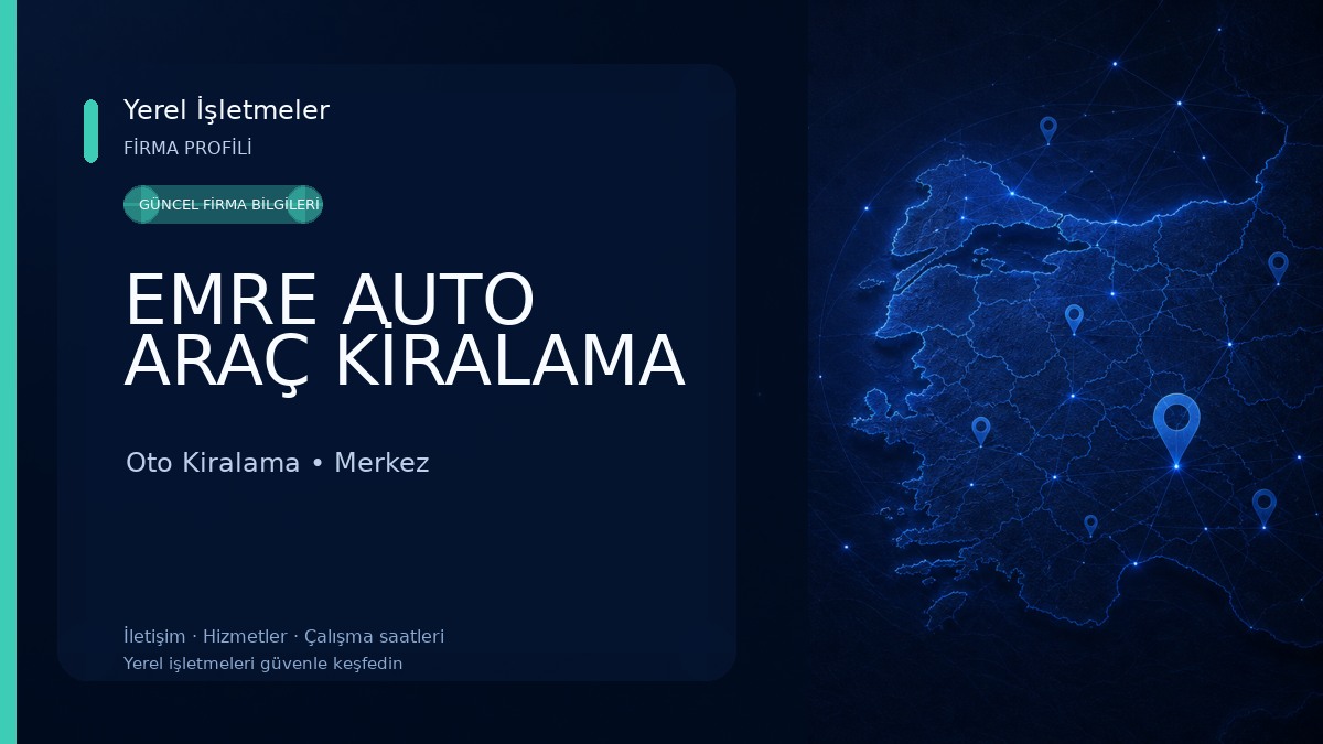 EMRE AUTO ARAÇ KİRALAMA Oto Kiralama