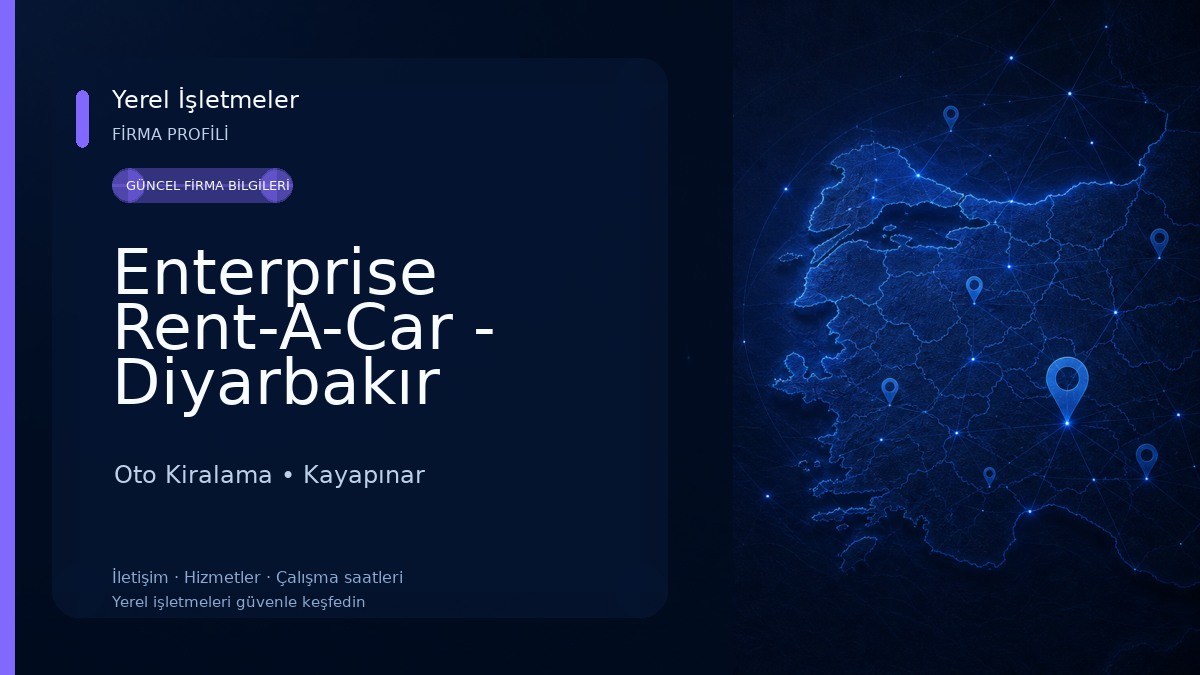 Enterprise Rent-A-Car - Diyarbakır Merkez Araç Kiralama