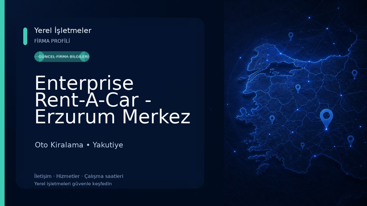Enterprise Rent-A-Car - Erzurum Merkez Araç Kiralama