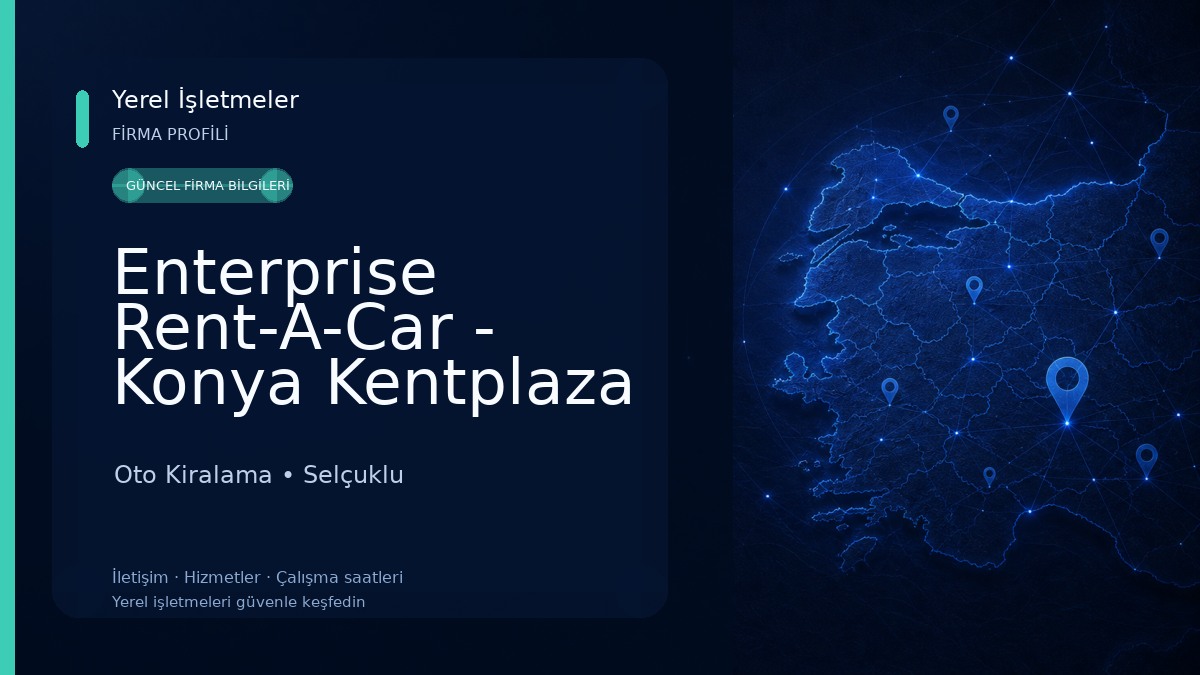 Enterprise Rent-A-Car - Konya Kentplaza AVM Araç Kiralama Oto Kiralama