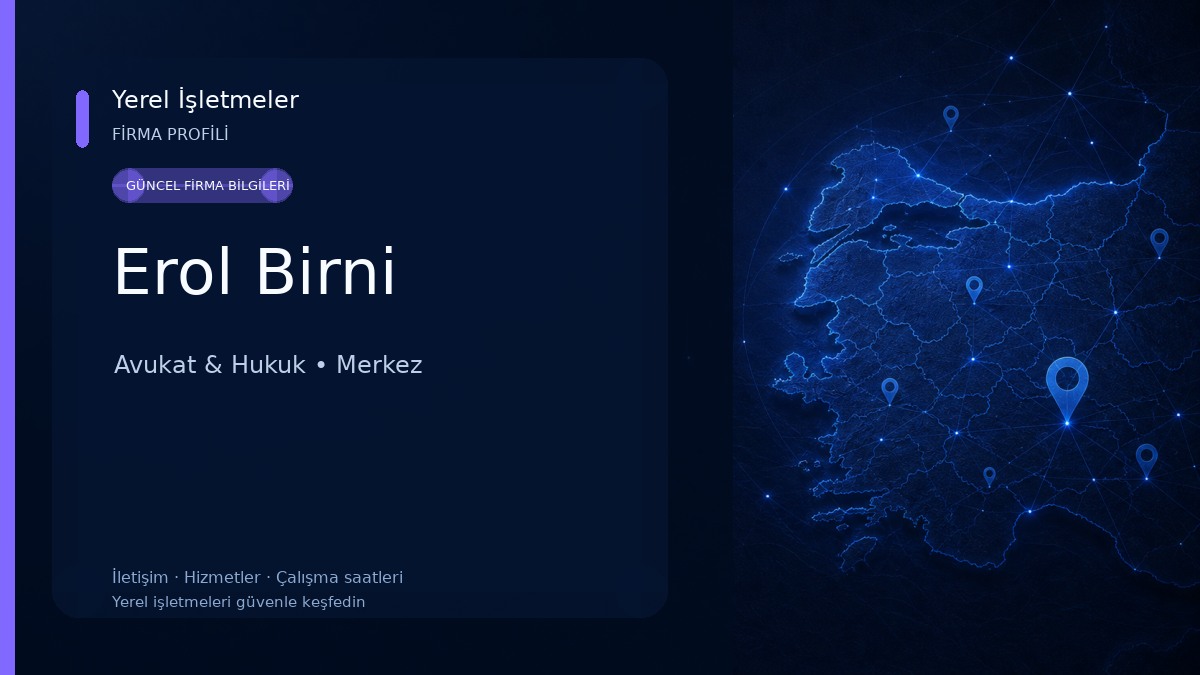 Erol Birni Avukat & Hukuk