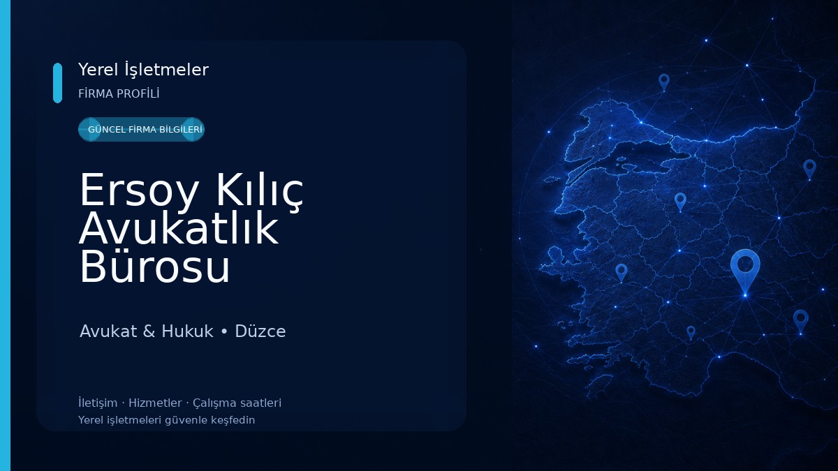 Ersoy Kılıç Avukatlık Bürosu 