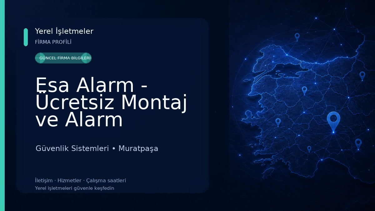 Esa Alarm - Ücretsiz Montaj ve Alarm Sistemi Abonelik - Kamera Sistemi ve Yangın Sistemi Kiralama - %50'ye varan indirimler! Güvenlik Sistemleri