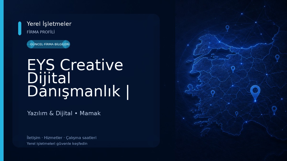 EYS Creative Dijital Danışmanlık | Sosyal Medya Yönetimi | Web Yazılım | Grafik Tasarım Yazılım & Dijital