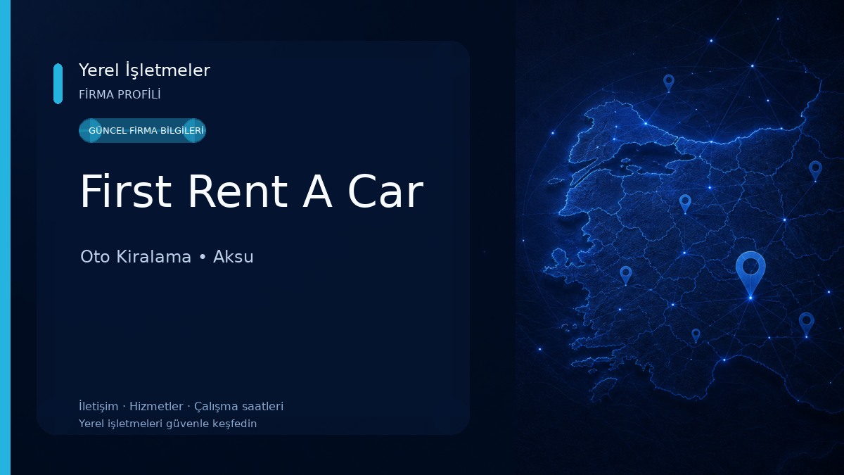 First Rent A Car