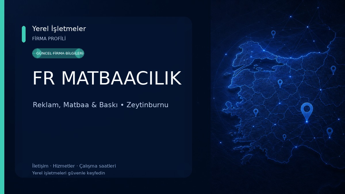 FR MATBAACILIK Reklam, Matbaa & Baskı