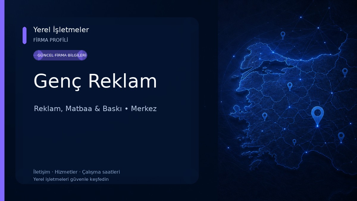 Genç Reklam Reklam, Matbaa & Baskı