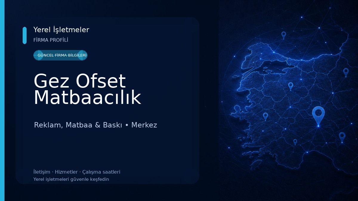 Gez Ofset Matbaacılık 