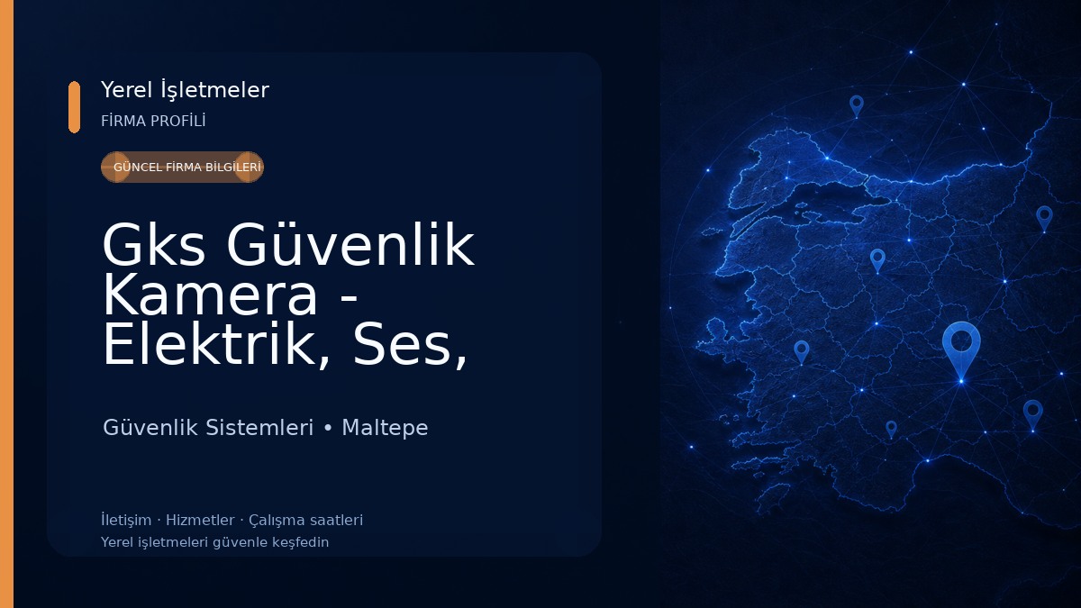 Gks Güvenlik Kamera - Elektrik, Ses, Pdks, Isıtma Sistemleri Montaj Kurulum
