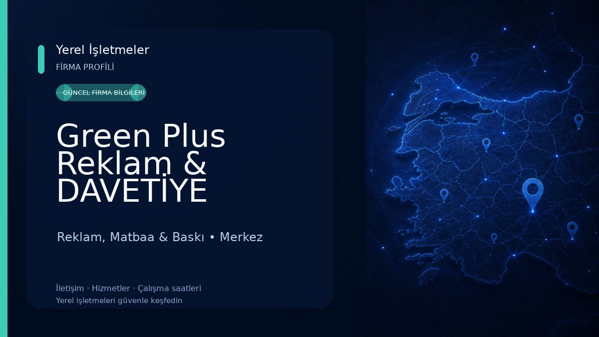 Green Plus Reklam & DAVETİYE HİZMETLERİ