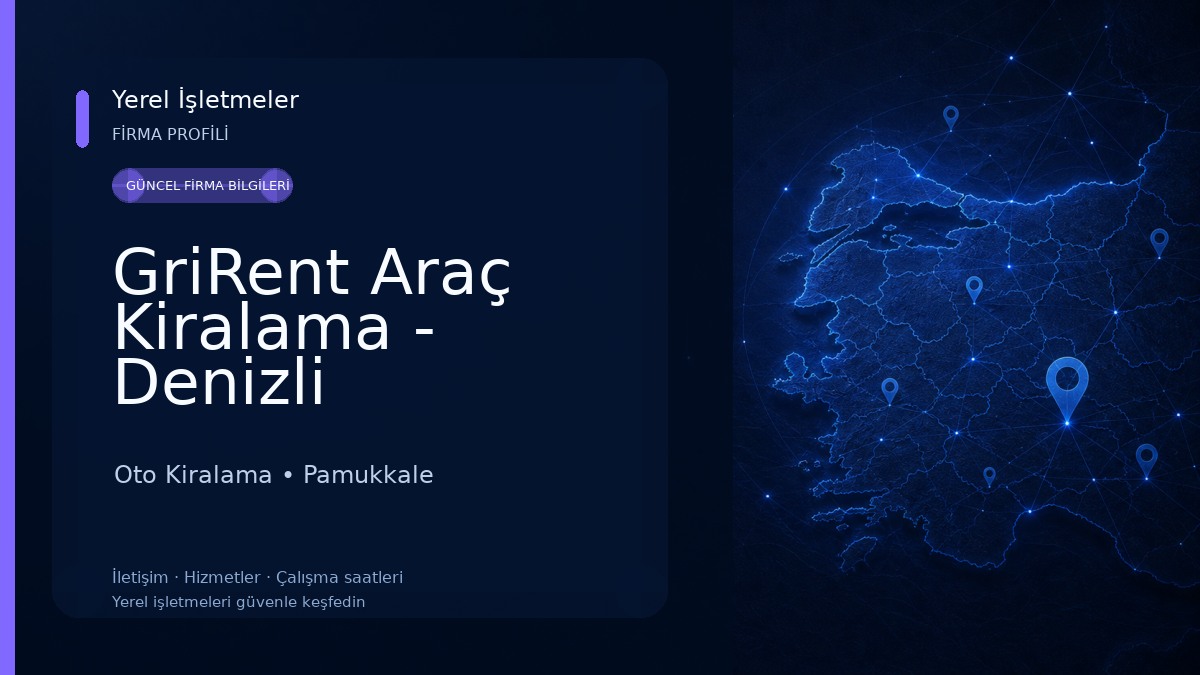GriRent Araç Kiralama - Denizli
