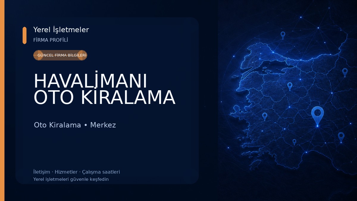 HAVALİMANI OTO KİRALAMA