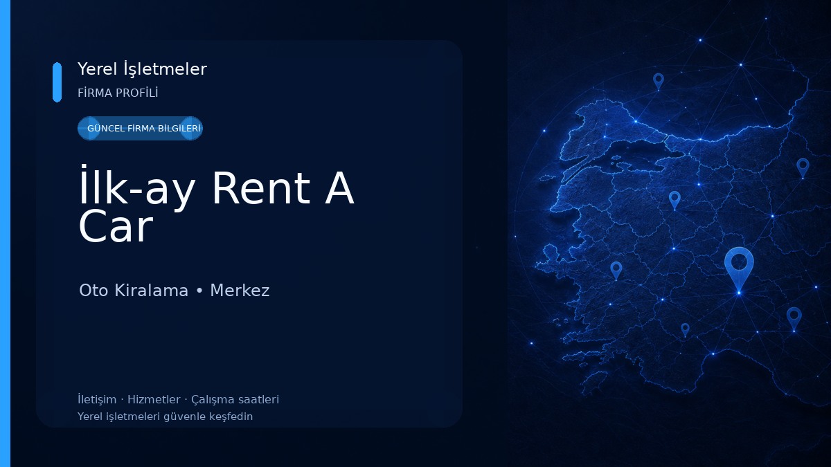 İlk-ay Rent A Car Oto Kiralama