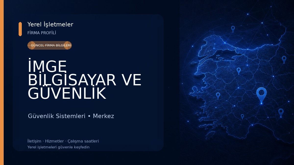 İMGE BİLGİSAYAR VE GÜVENLİK Güvenlik Sistemleri