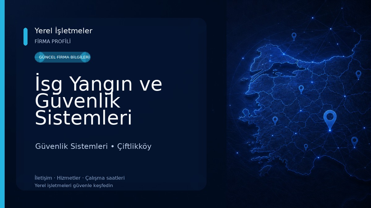 İsg Yangın ve Güvenlik Sistemleri Güvenlik Sistemleri