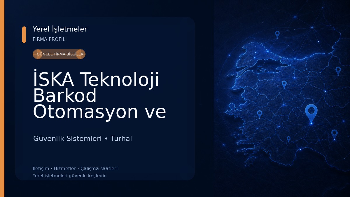 İSKA Teknoloji Barkod Otomasyon ve Güvenlik Kamera Sistemleri Güvenlik Sistemleri