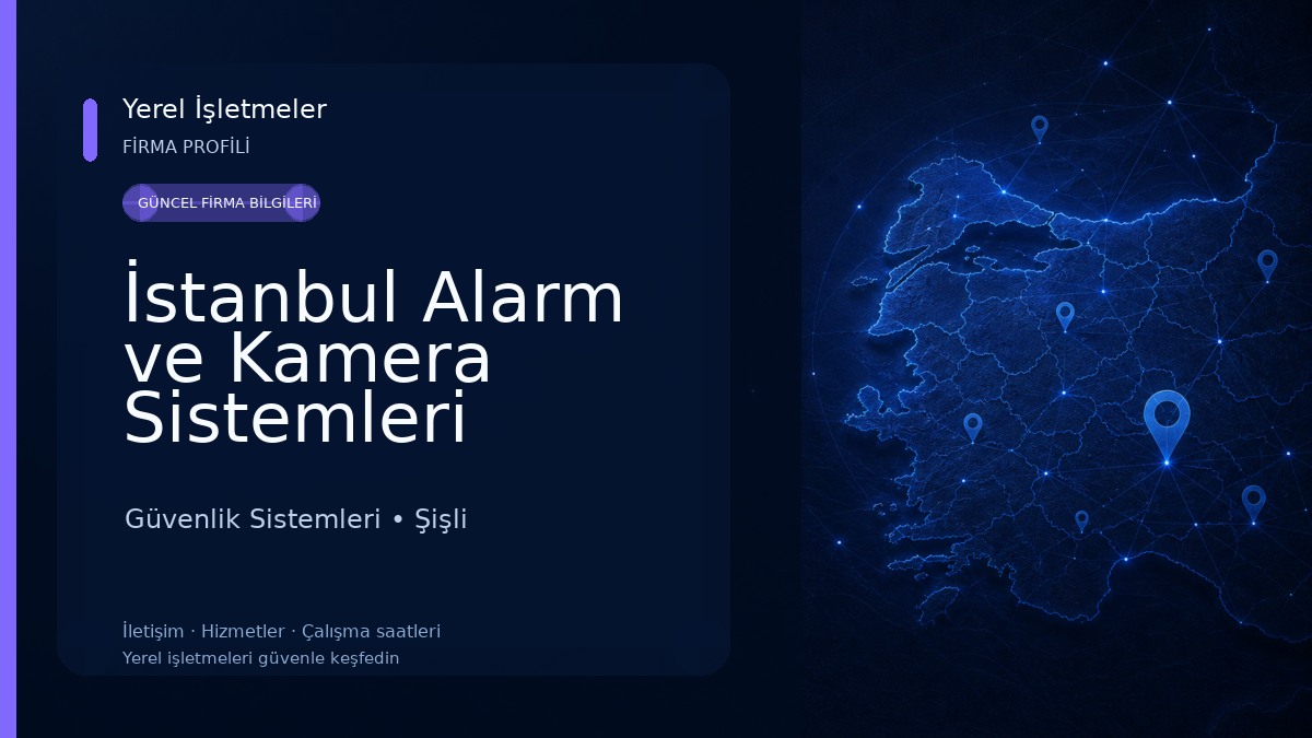 İstanbul Alarm ve Kamera Sistemleri 