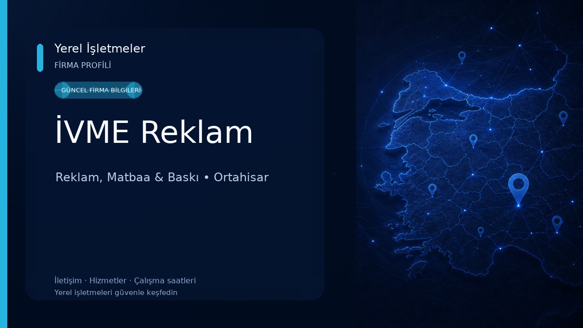 İVME Reklam Reklam, Matbaa & Baskı