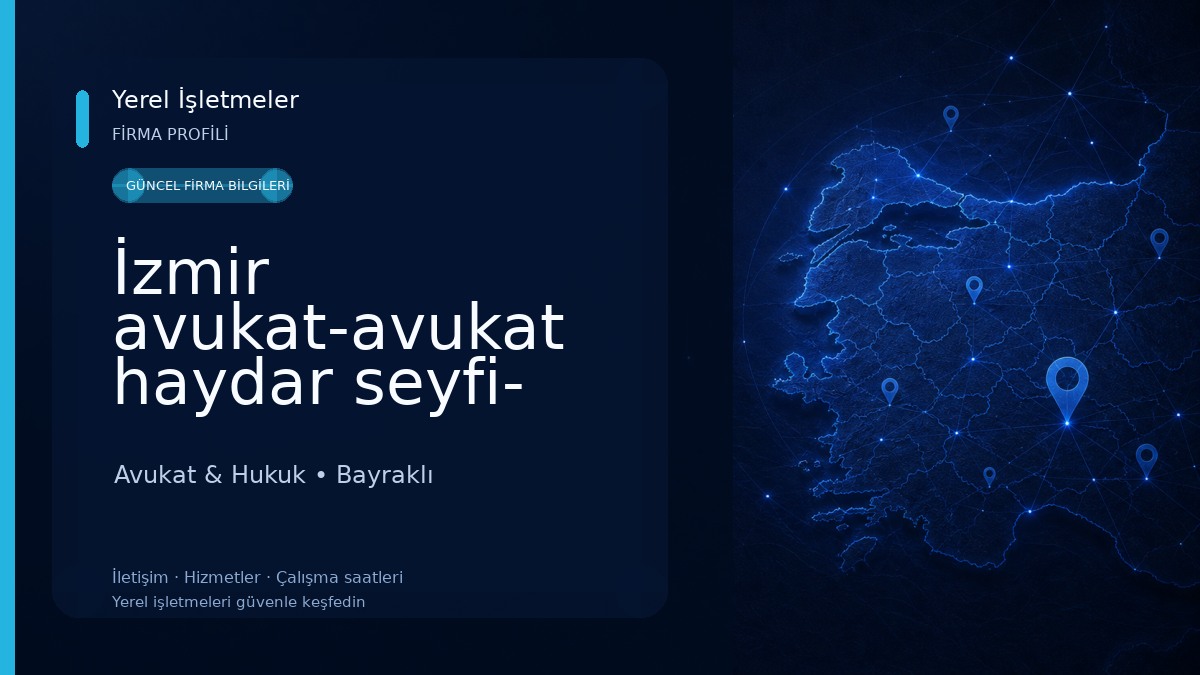 İzmir avukat-avukat haydar seyfi- ceza hukuku, şirketler hukuku, icra avukatı, deutschland, anwalt, lawyer
