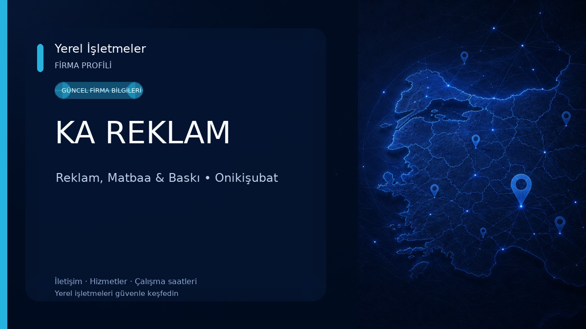 KA REKLAM Reklam, Matbaa & Baskı