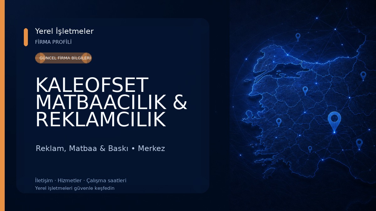 KALEOFSET MATBAACILIK & REKLAMCILIK 