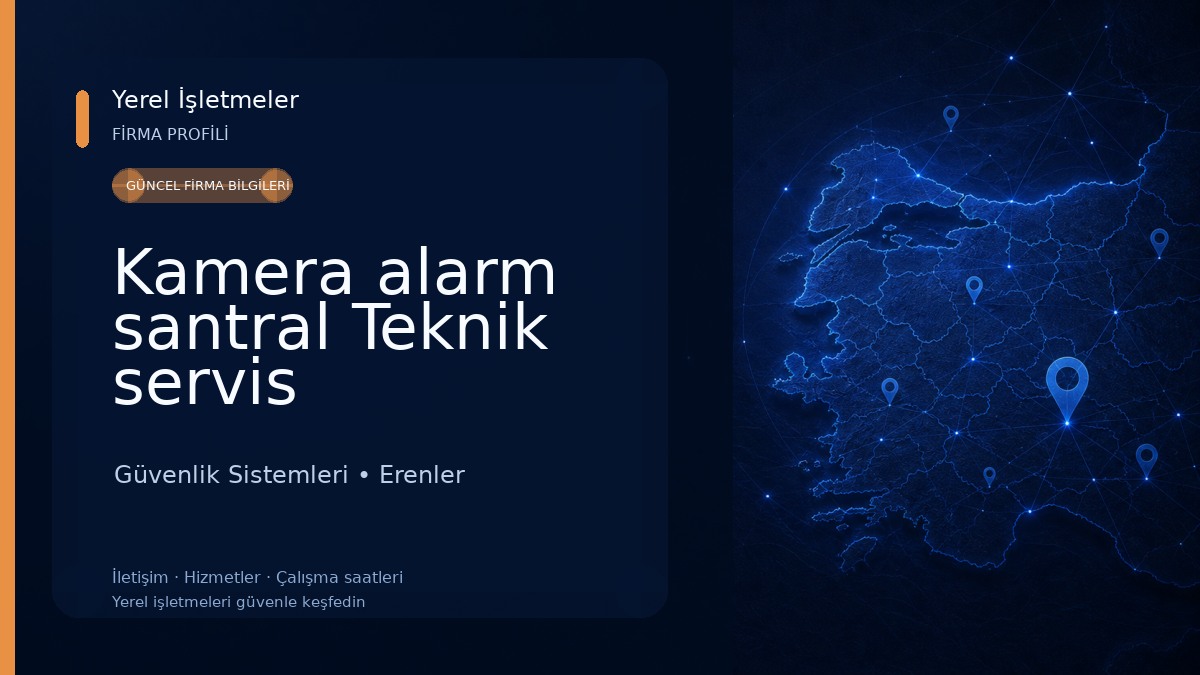 Kamera alarm santral Teknik servis Güvenlik Sistemleri
