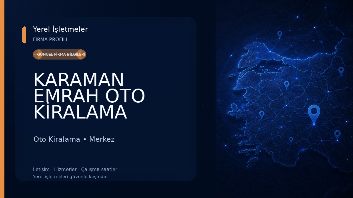 KARAMAN EMRAH OTO KİRALAMA