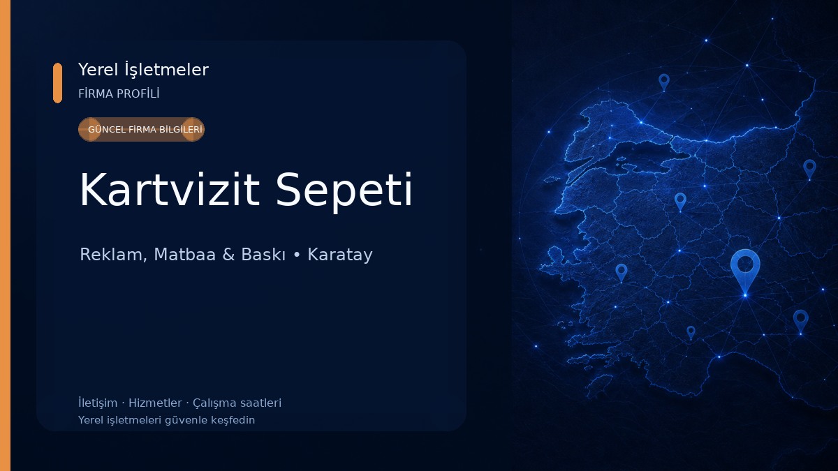 Kartvizit Sepeti Reklam, Matbaa & Baskı