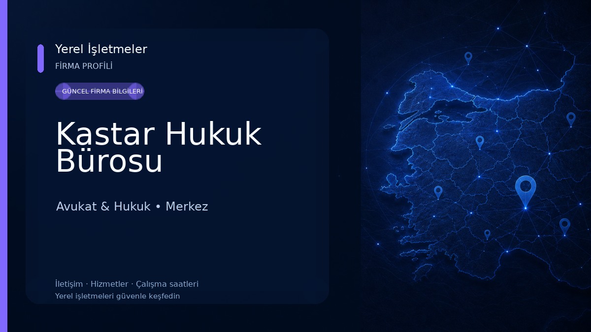 Kastar Hukuk Bürosu Avukat & Hukuk