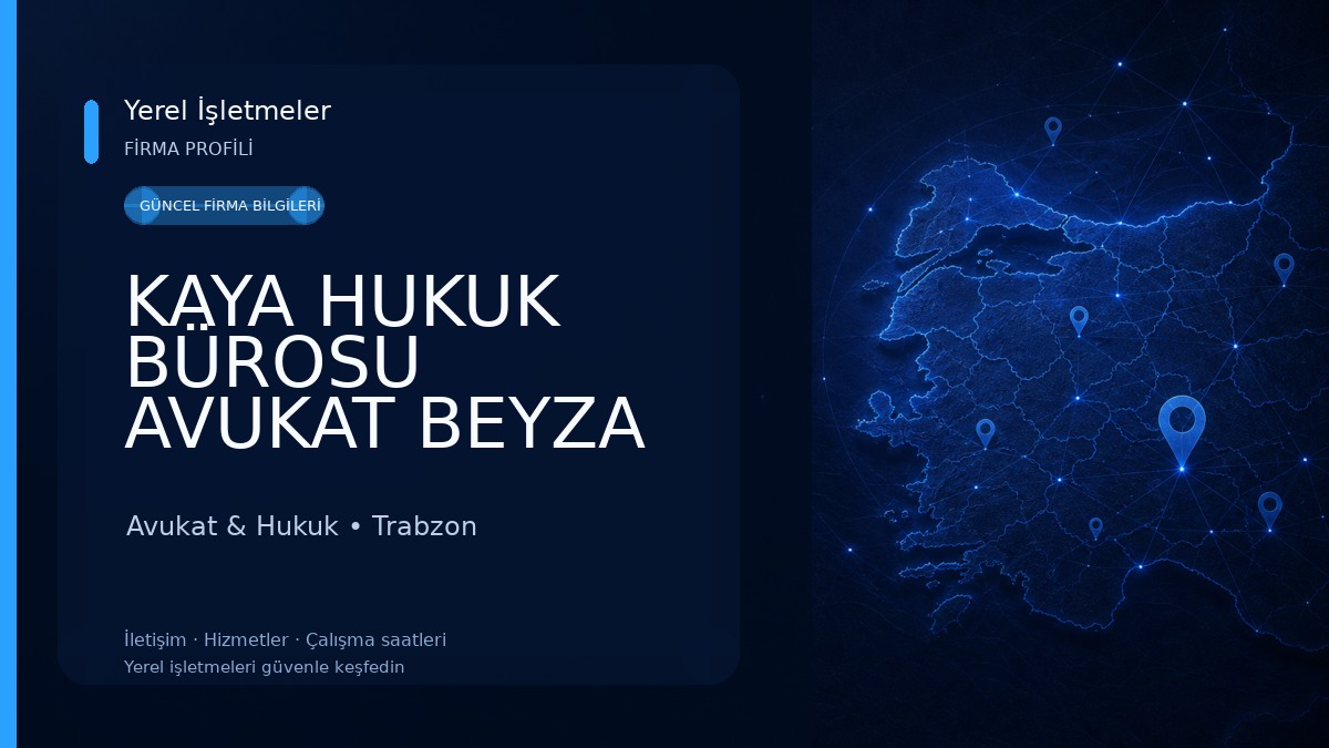KAYA HUKUK BÜROSU AVUKAT BEYZA KAYA