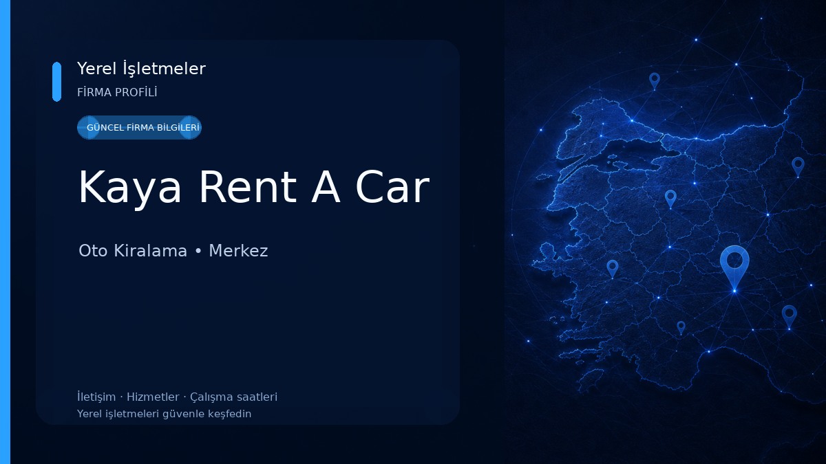 Kaya Rent A Car Oto Kiralama