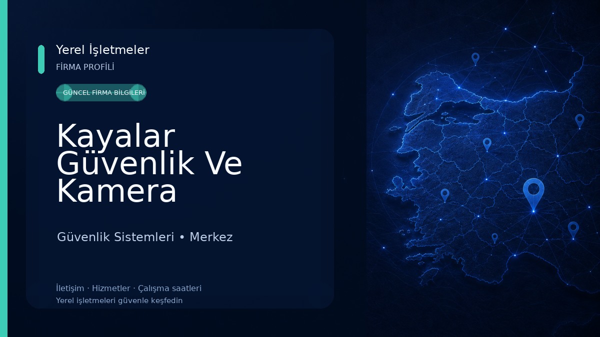 Kayalar Güvenlik Ve Kamera Sistemleri Güvenlik Sistemleri