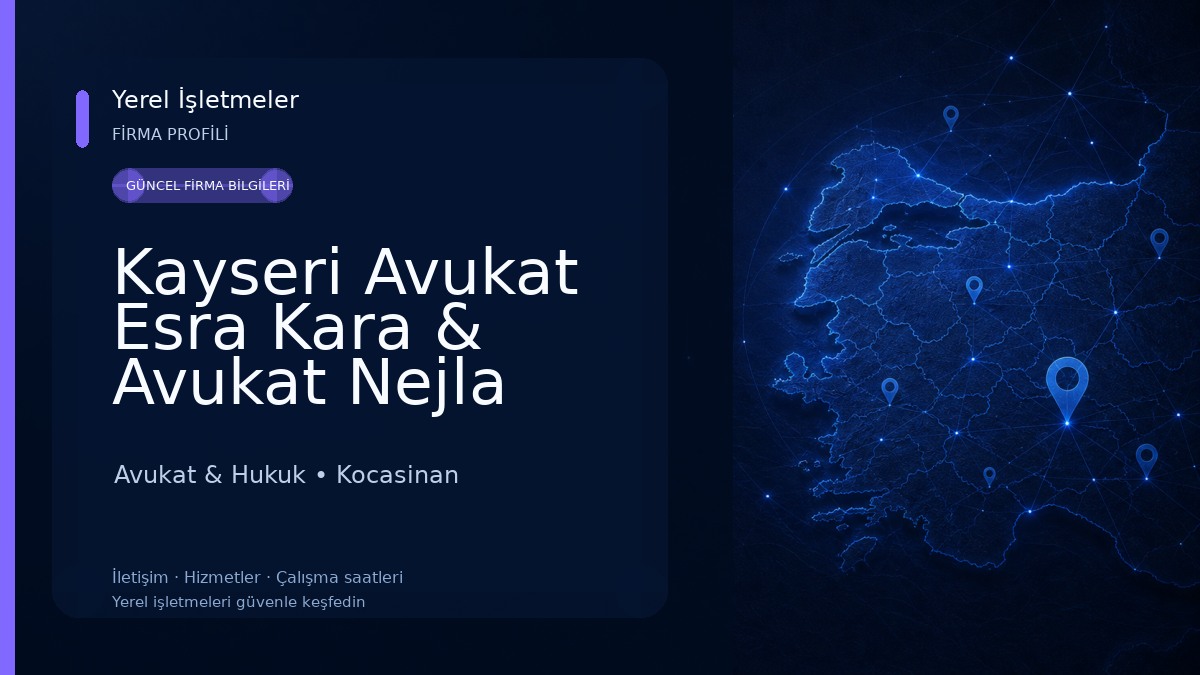 Kayseri Avukat Esra Kara & Avukat Nejla Demir - Kayseri Boşanma Avukatı - Kayseri Ceza Avukatı